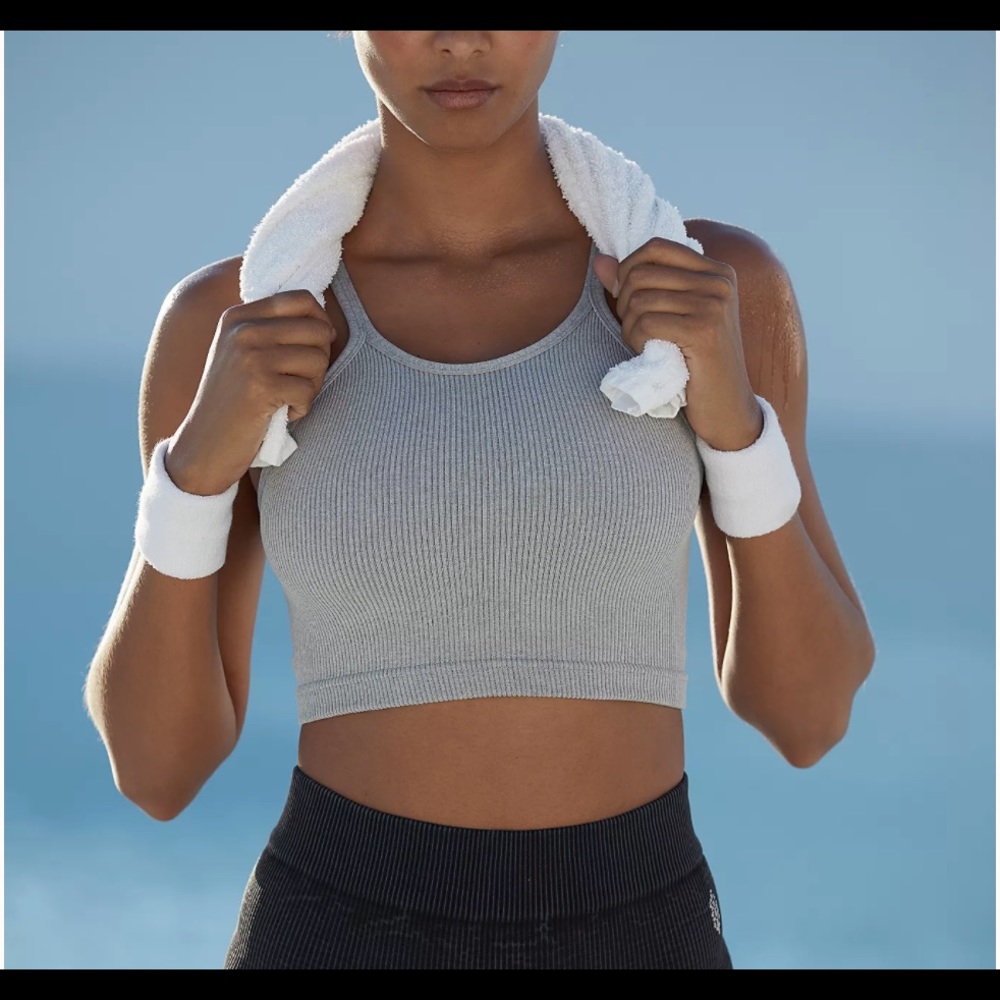 Free People Happiness Runs Crop tank bra